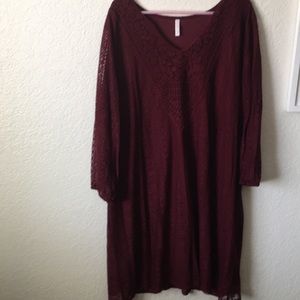 lace dress with stretch